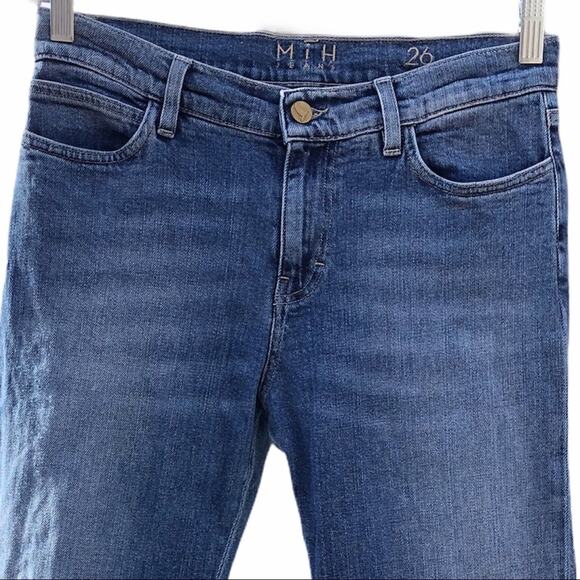 Anthro MiH Phoebe slim jeans  mid rise 26 - Picture 3 of 9